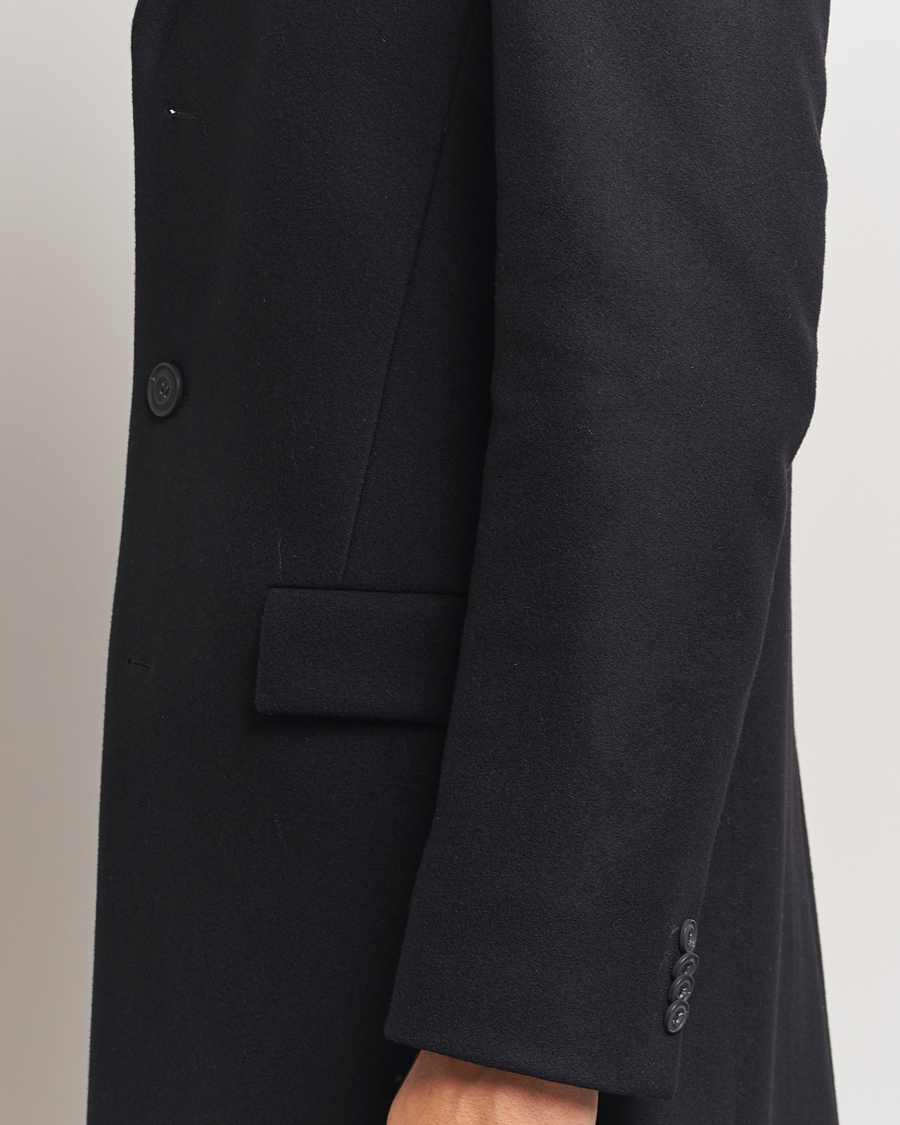 Herr | Jackor | HUGO | Migor Wool Coat Black