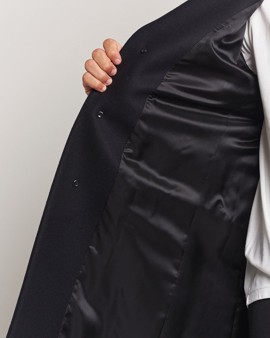 Herr | Jackor | HUGO | Migor Wool Coat Black
