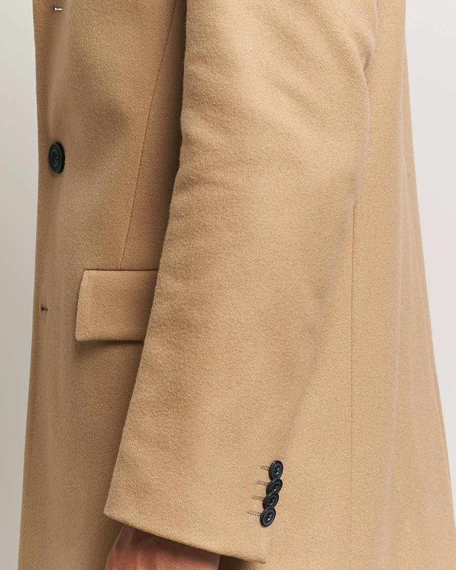 Herr | Jackor | HUGO | Migor Wool Coat Medium Beige
