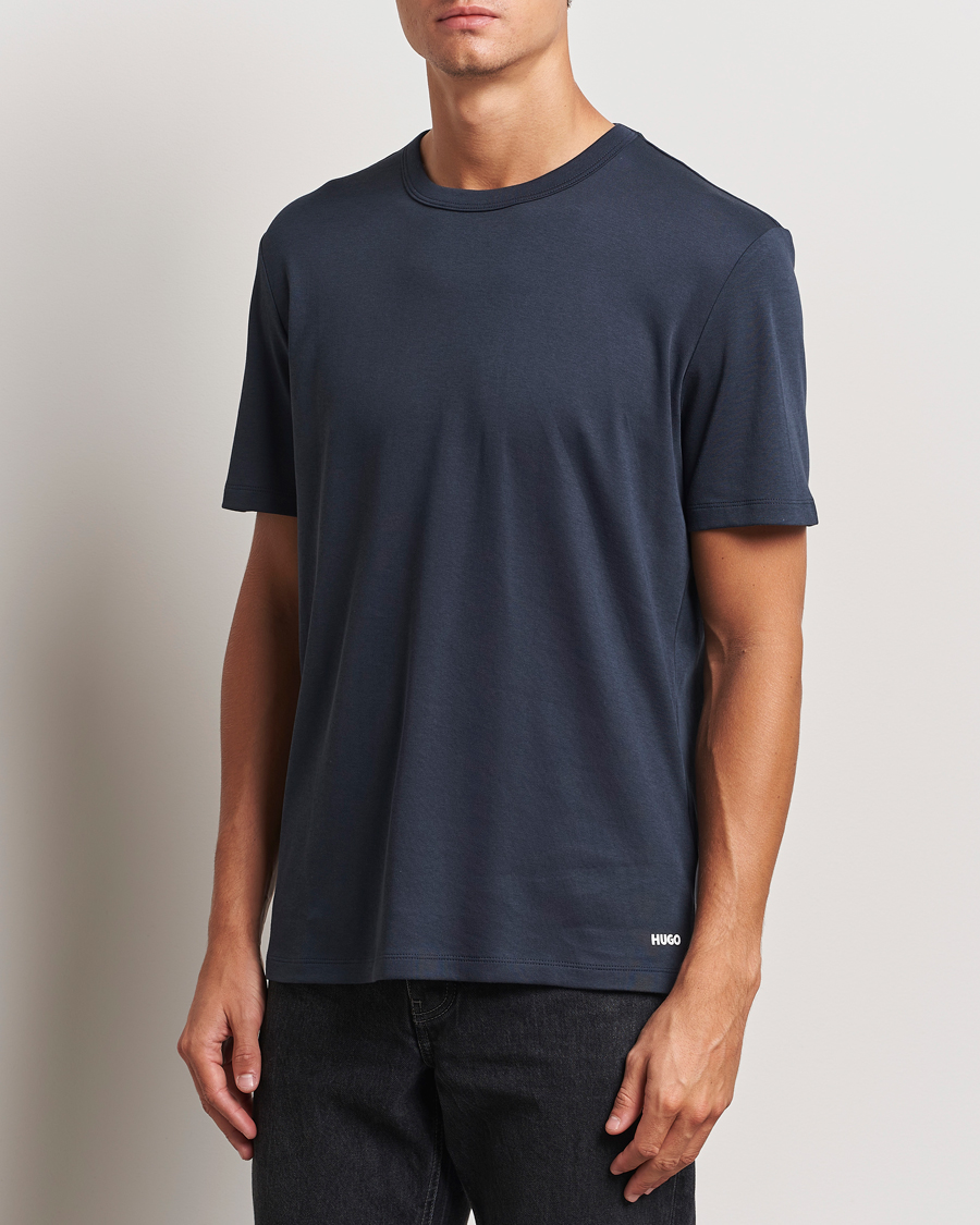 Herr | T-Shirts | HUGO | Dozy Crew Neck T-Shirt Dark Blue
