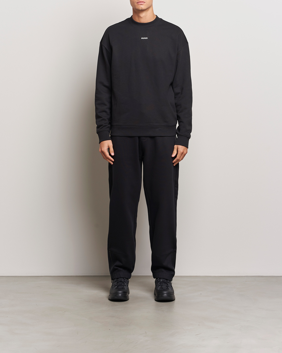Herr | Tröjor | HUGO | Dapo Crew Neck Sweatshirt Black