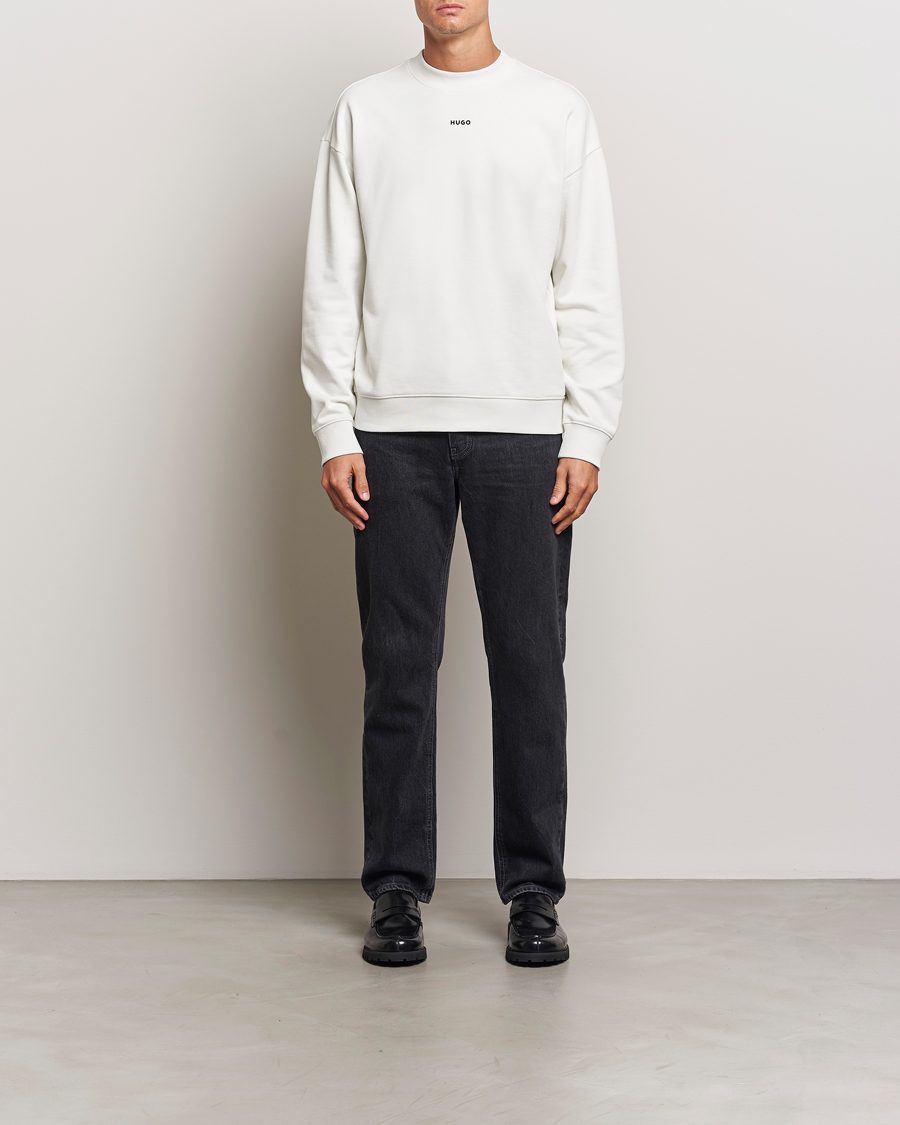 Herr | Tröjor | HUGO | Dapo Crew Neck Sweatshirt Off White