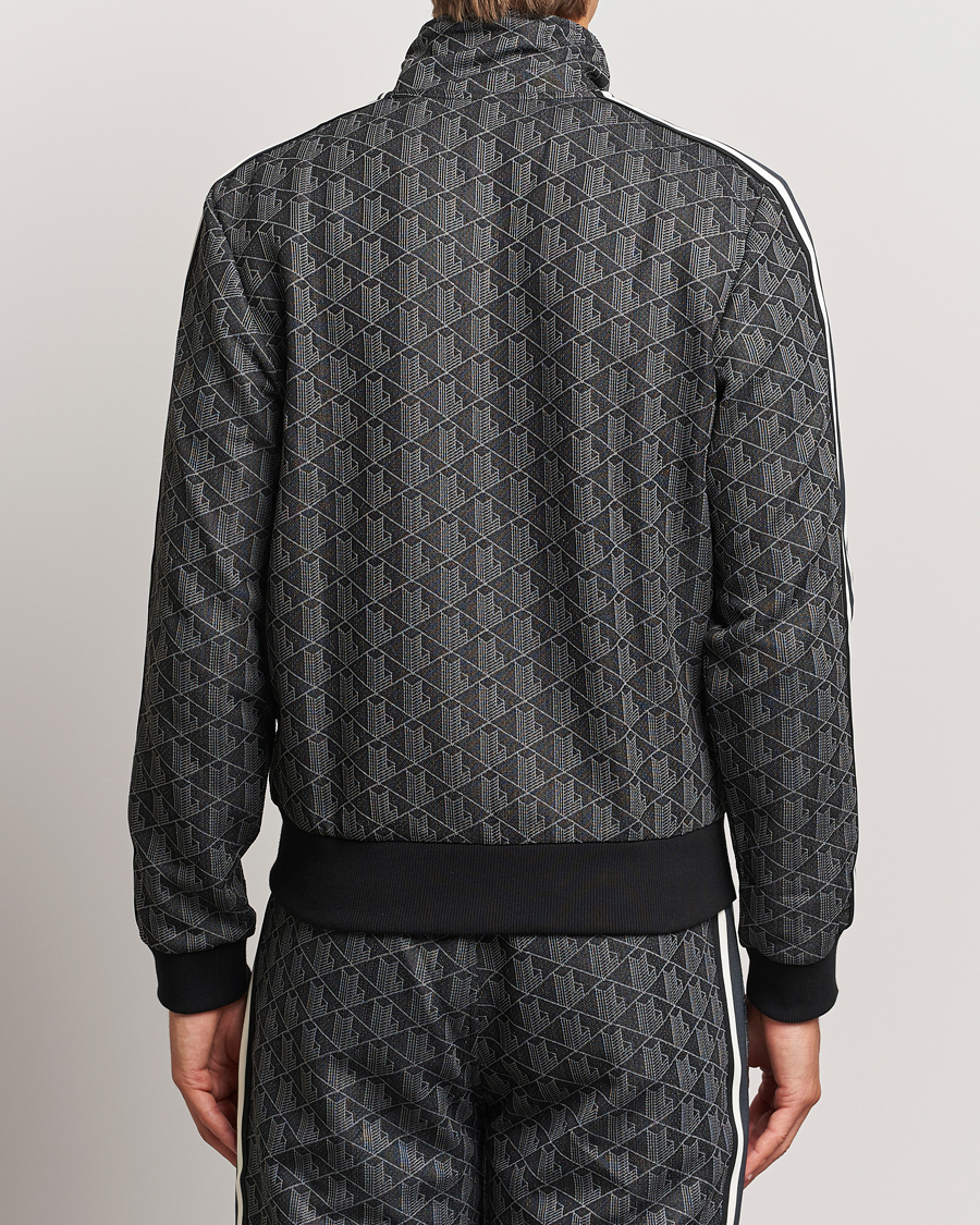 Herr | Tröjor | Lacoste | Monogram Full Zip Track Jacket Black/Graphite