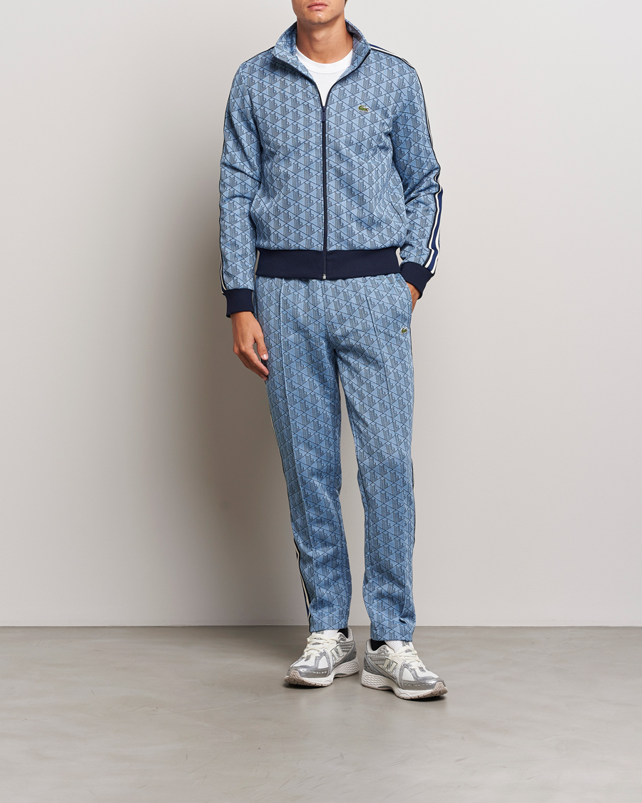 Herr | Byxor | Lacoste | Monogram Track Pants Rill/Globe