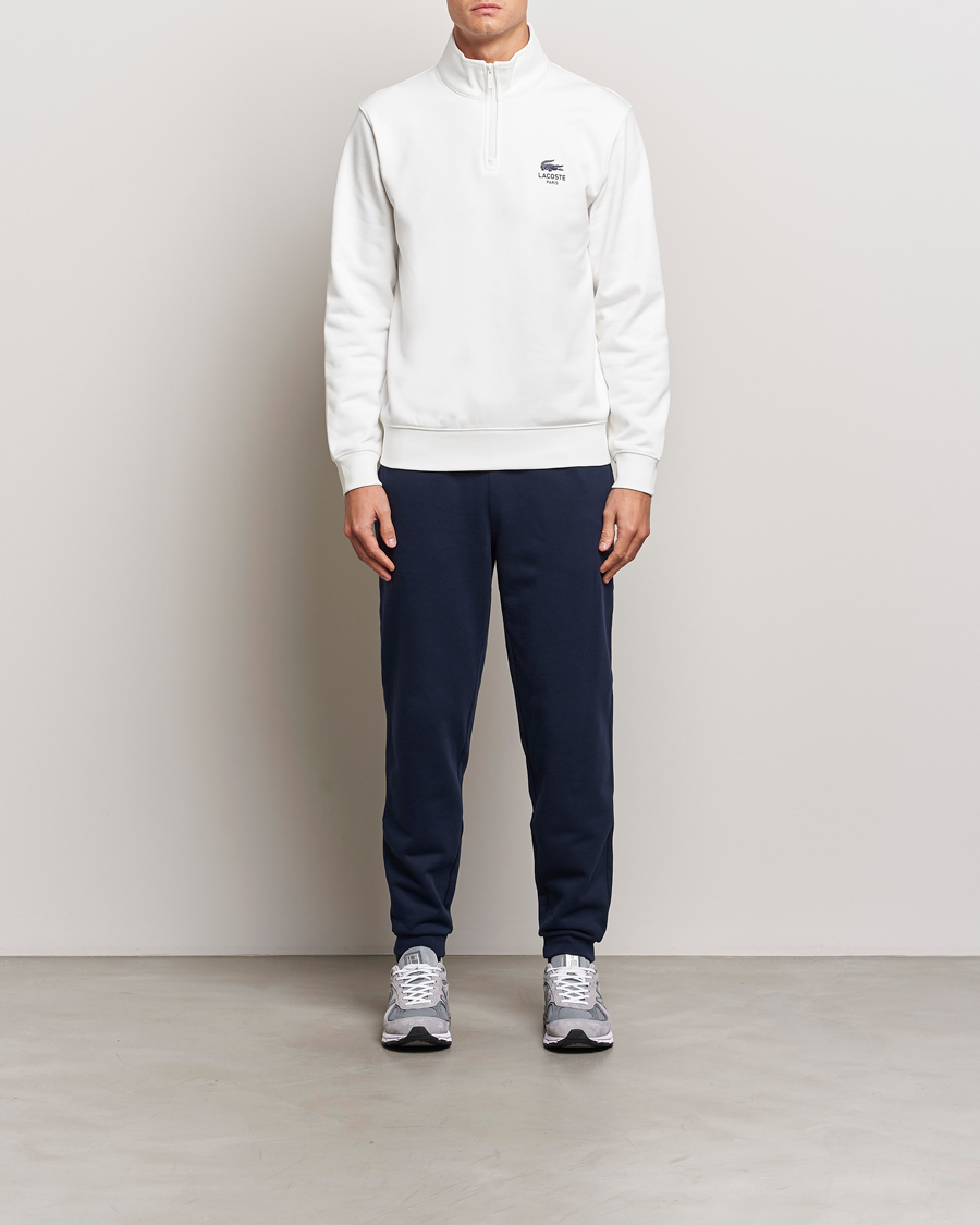 Herr | Tröjor | Lacoste | Paris Half Zip Sweatshirt Flour