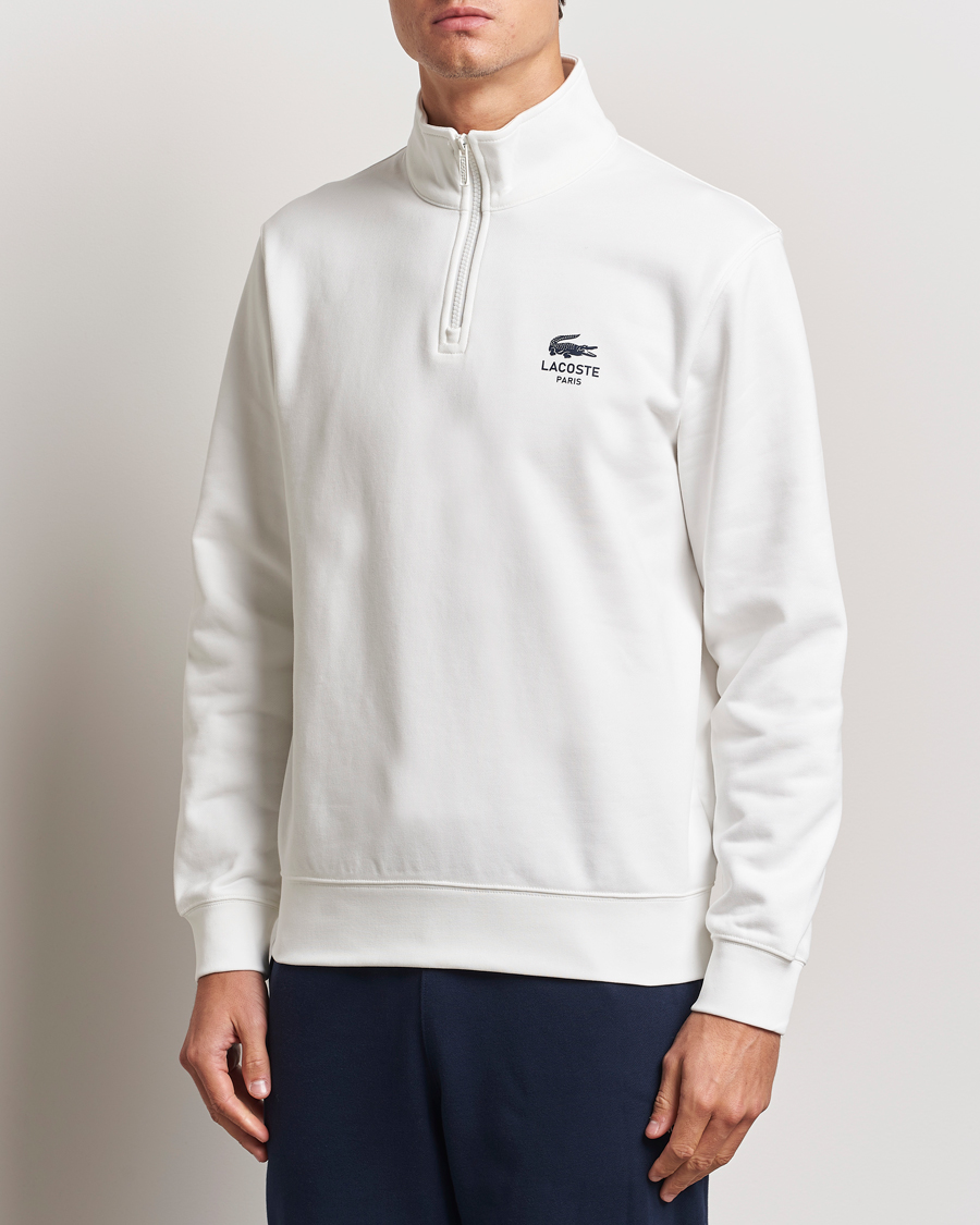 Herr | Tröjor | Lacoste | Paris Half Zip Sweatshirt Flour