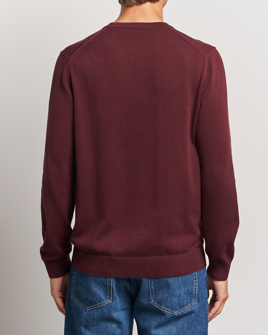 Herr | Tröjor | Lacoste | Cotton Knitted Sweater Espresso