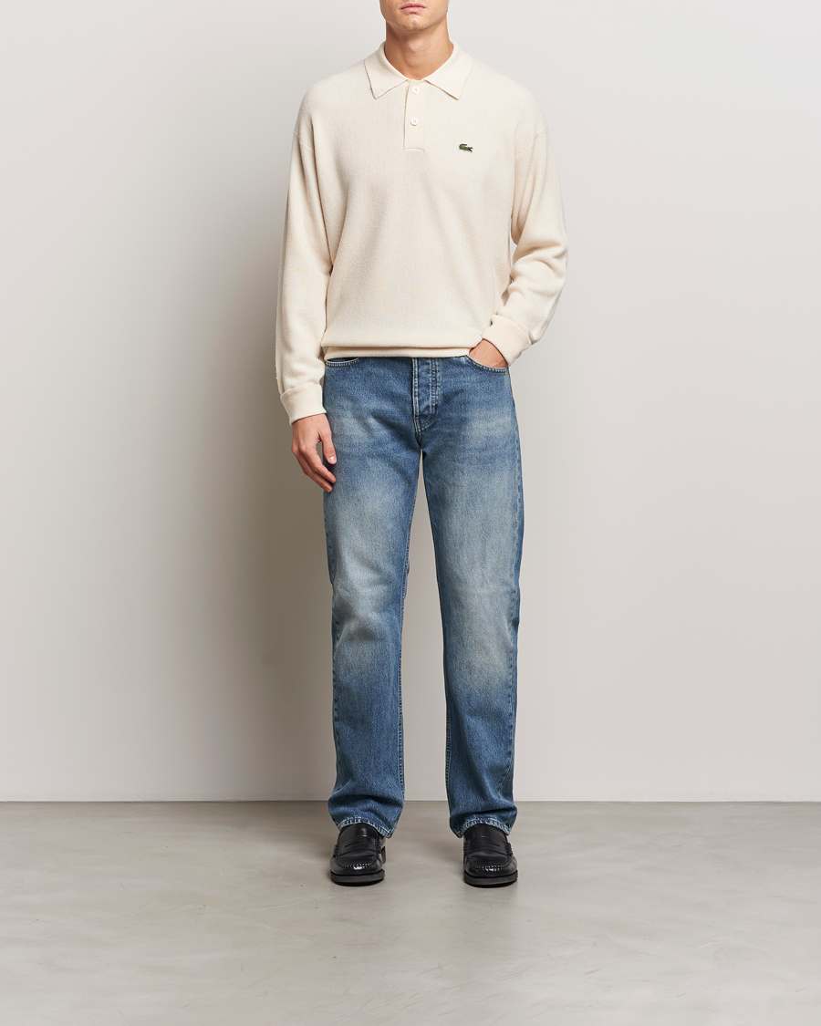 Herr | Tröjor | Lacoste | Carded Wool Polo Lapland