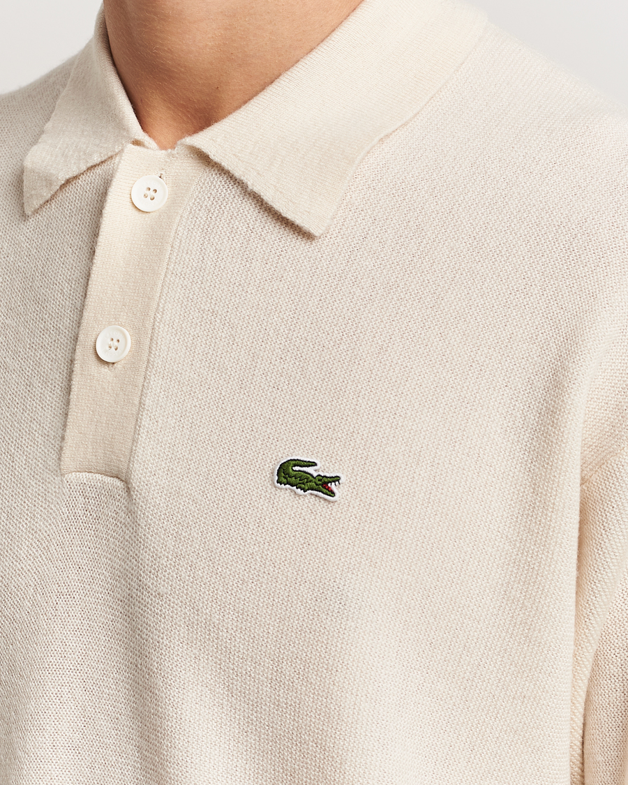 Herr | Tröjor | Lacoste | Carded Wool Polo Lapland
