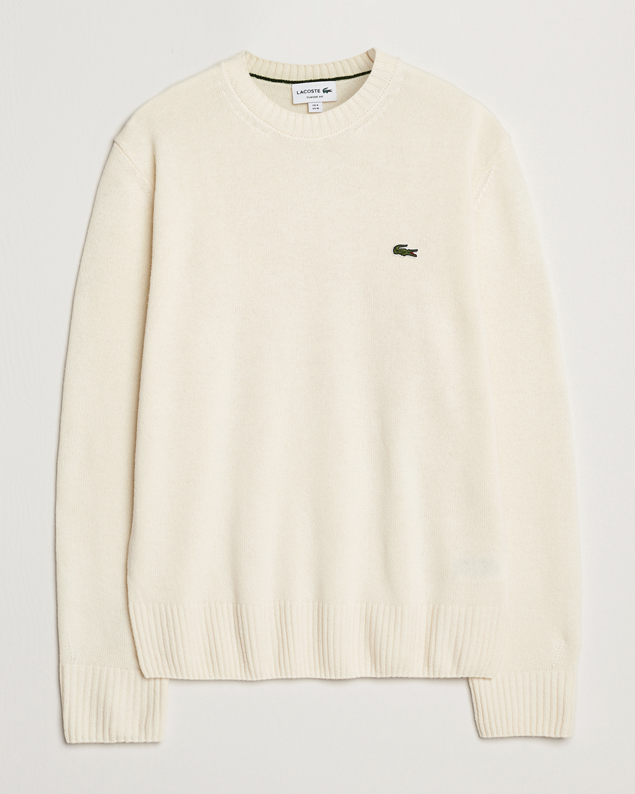 Herr | Tröjor | Lacoste | Carded Wool Crew Neck Lapland