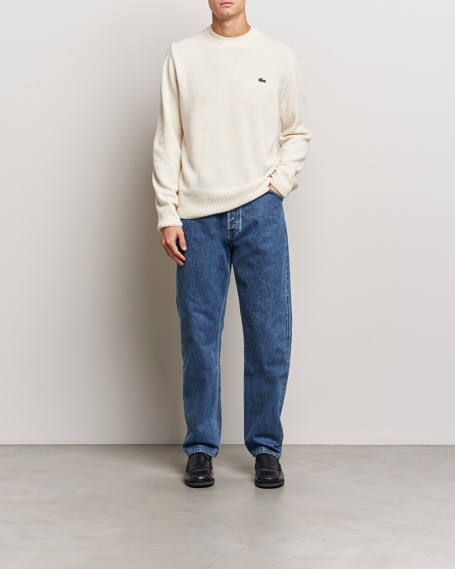Herr | Tröjor | Lacoste | Carded Wool Crew Neck Lapland