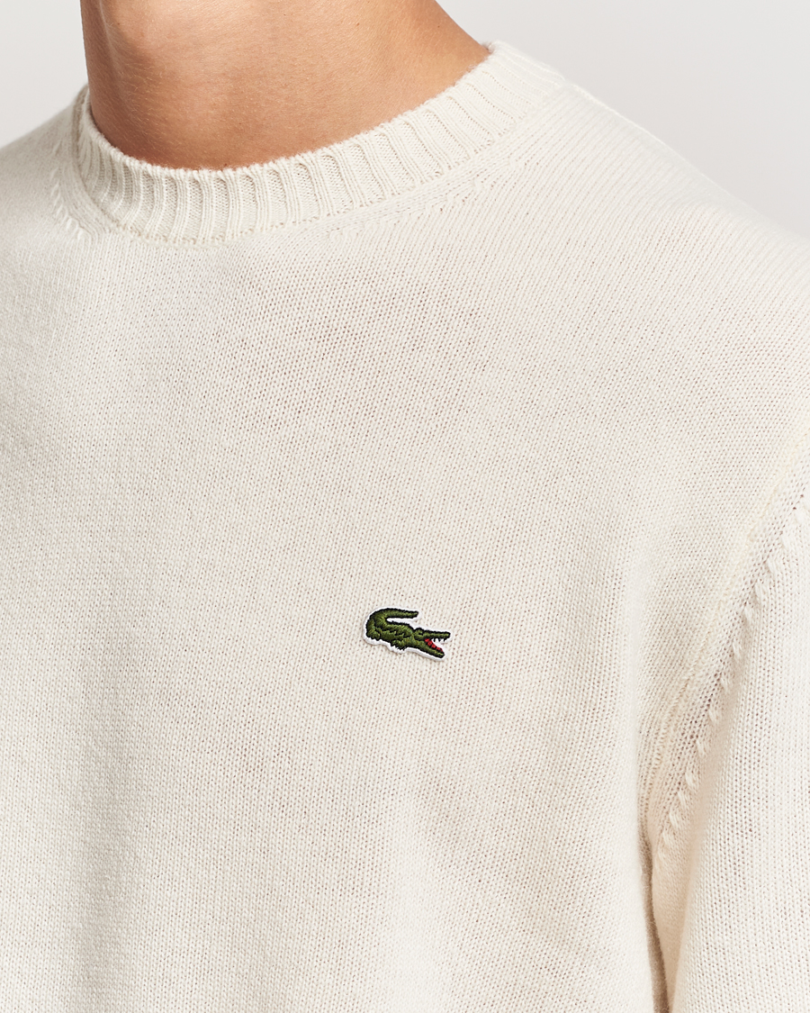 Herr | Tröjor | Lacoste | Carded Wool Crew Neck Lapland