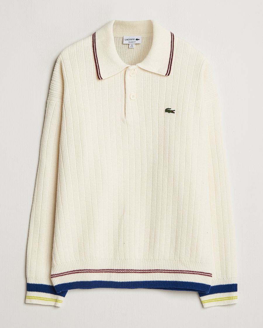 Herr | Tröjor | Lacoste | Retro Tennis Wool Polo Lapland