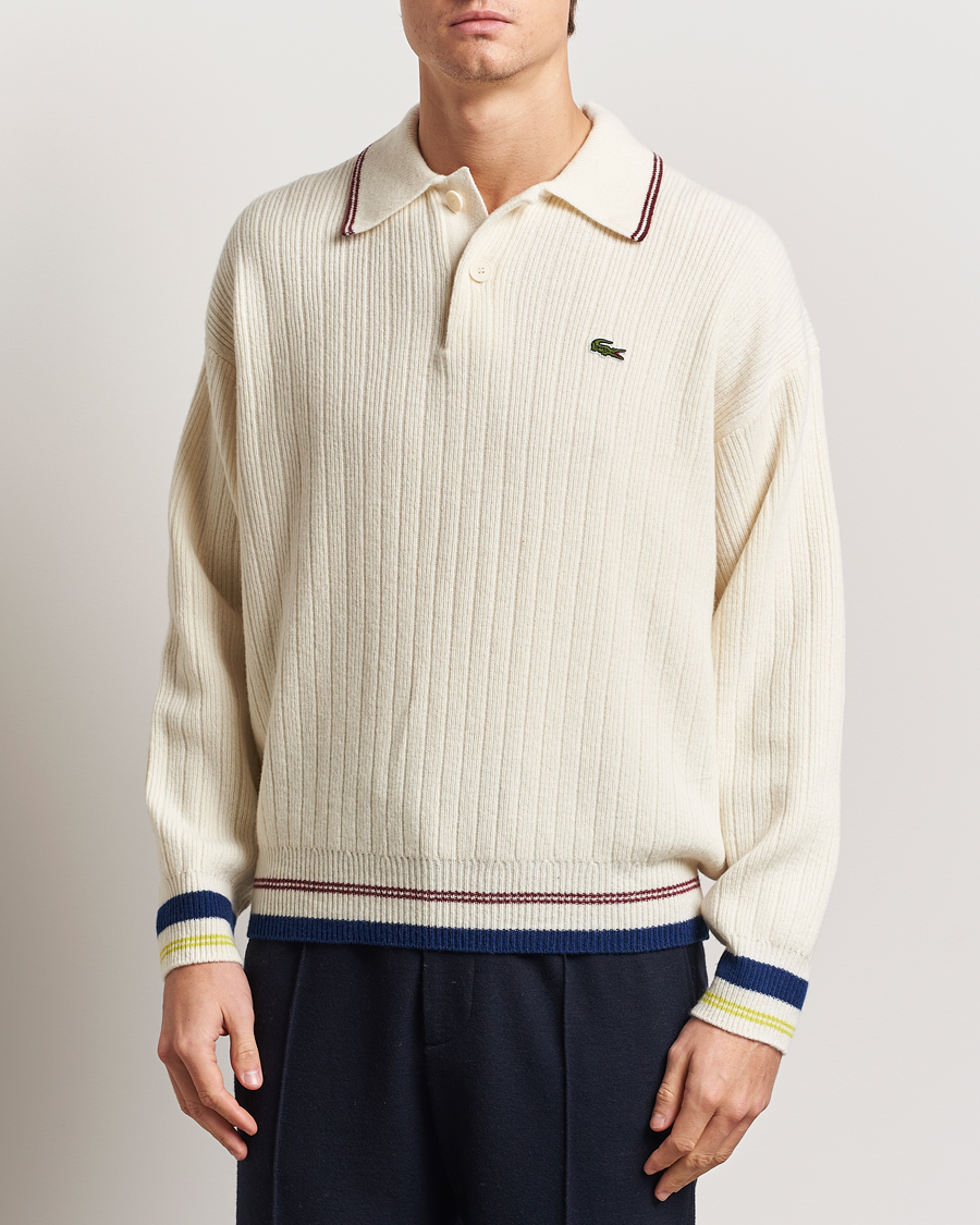 Herr | Tröjor | Lacoste | Retro Tennis Wool Polo Lapland