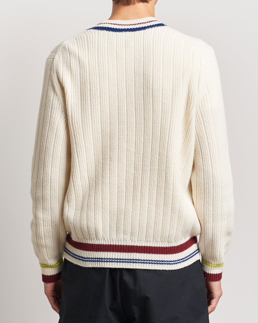 Herr | Tröjor | Lacoste | Retro Tennis Wool V-Neck Lapland