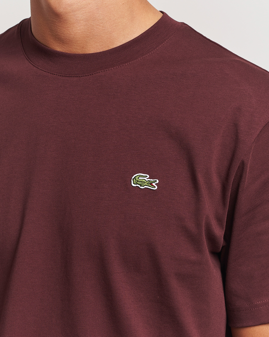 Herr | T-Shirts | Lacoste | Crew Neck T-Shirt Espresso