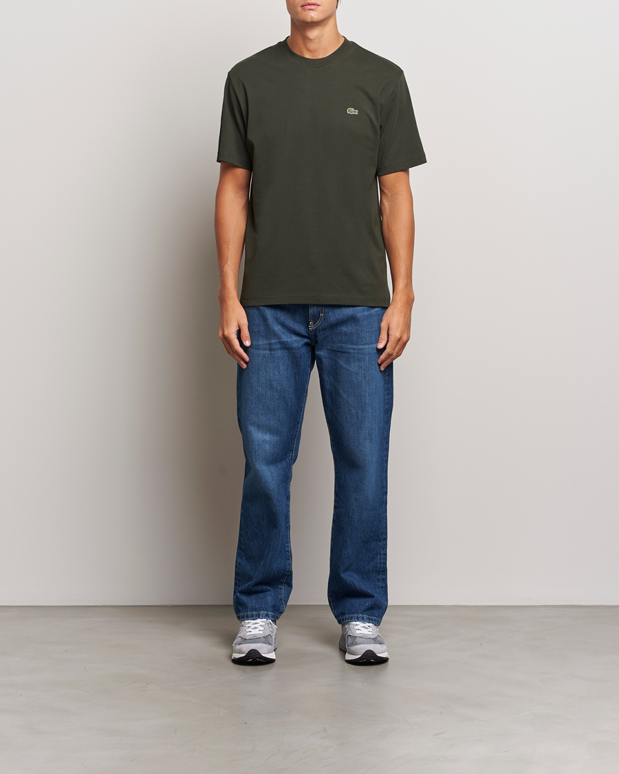 Herr | T-Shirts | Lacoste | Crew Neck T-Shirt Sapwood