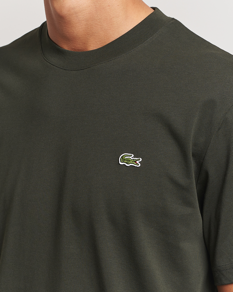 Herr | T-Shirts | Lacoste | Crew Neck T-Shirt Sapwood