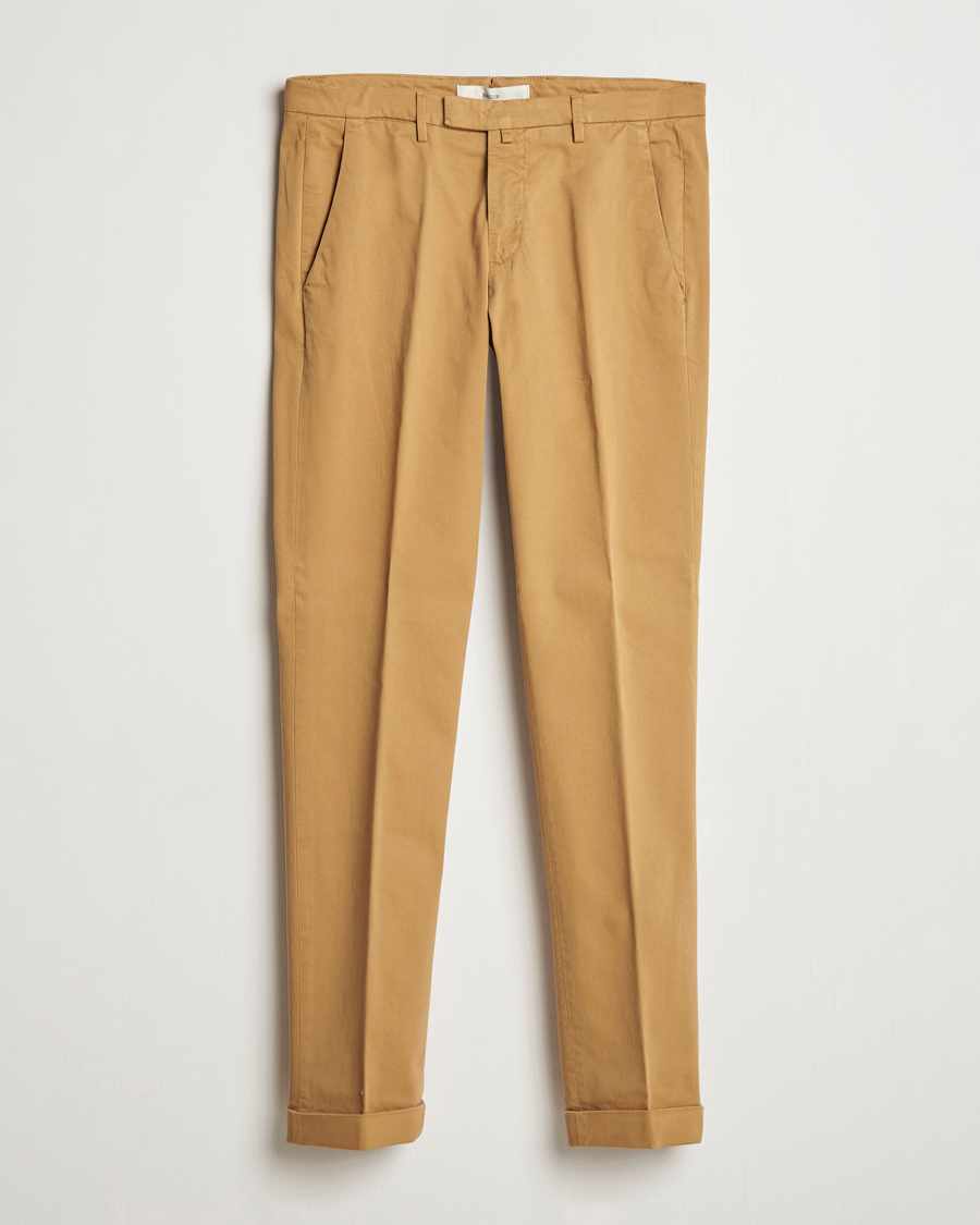 Herr | Byxor | Briglia 1949 | Slim Fit Cotton Stretch Chino Camel