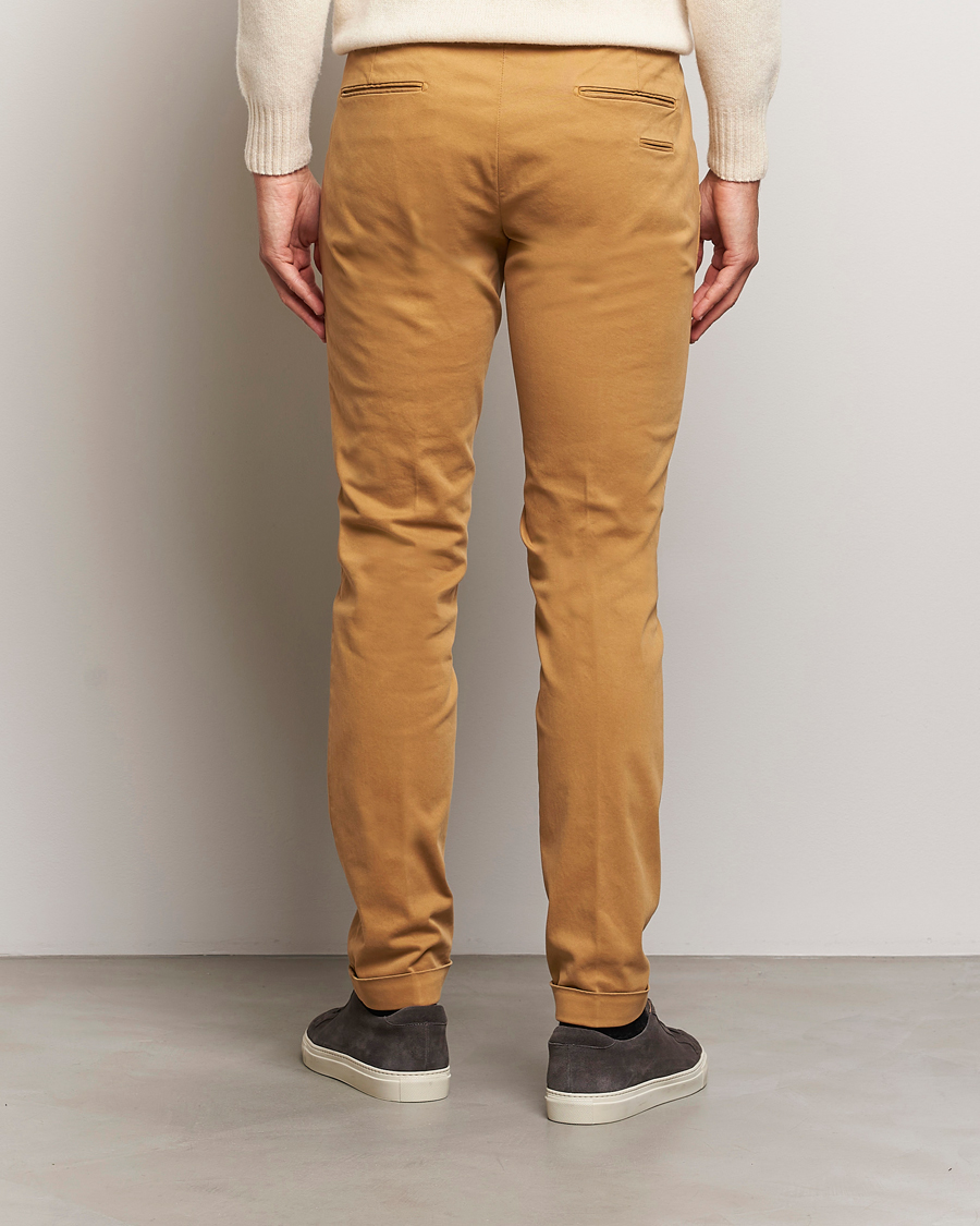 Herr | Byxor | Briglia 1949 | Slim Fit Cotton Stretch Chino Camel
