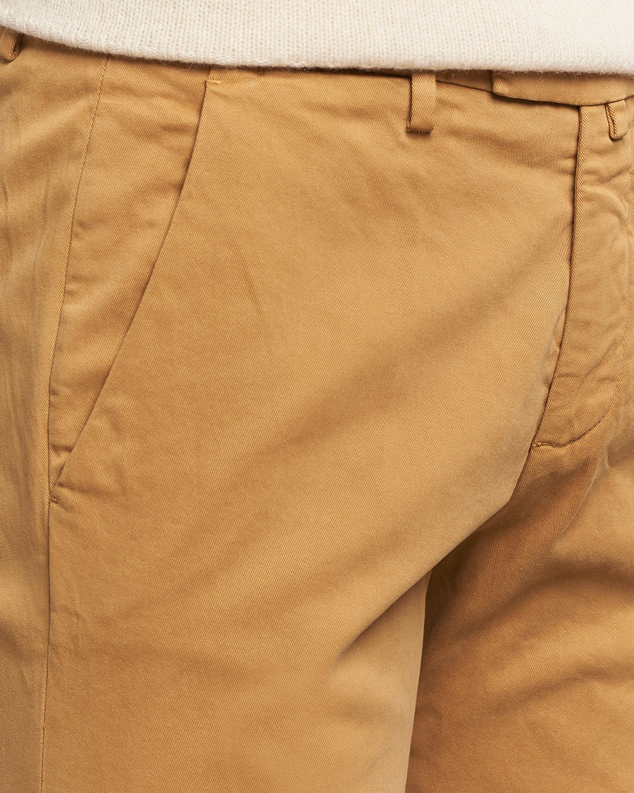 Herr | Byxor | Briglia 1949 | Slim Fit Cotton Stretch Chino Camel