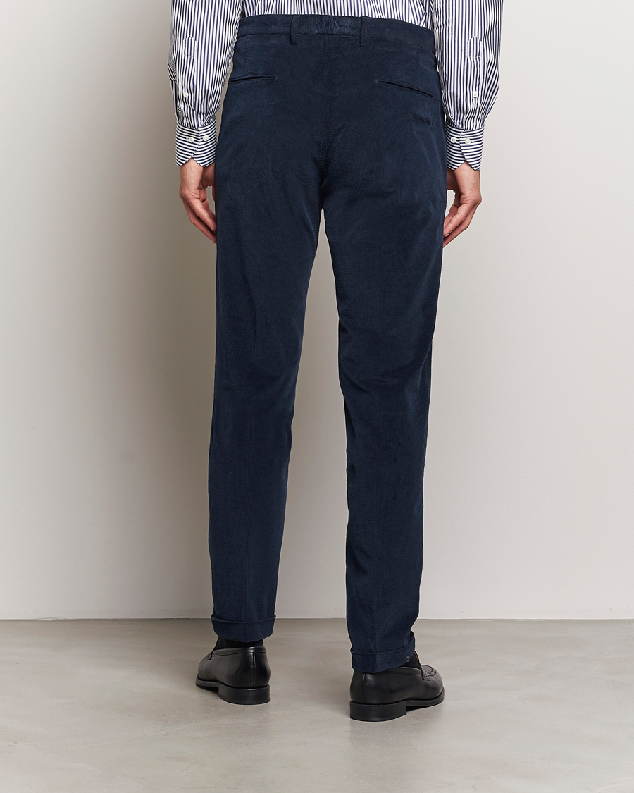 Herr | Byxor | Briglia 1949 | Slim Fit Corduroy Trousers Navy