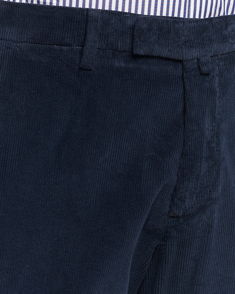 Herr | Byxor | Briglia 1949 | Slim Fit Corduroy Trousers Navy