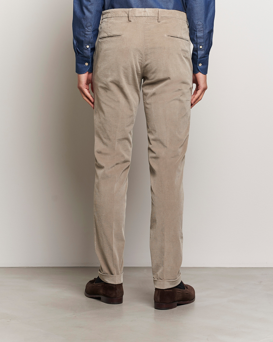 Herr | Byxor | Briglia 1949 | Slim Fit Corduroy Trousers Beige