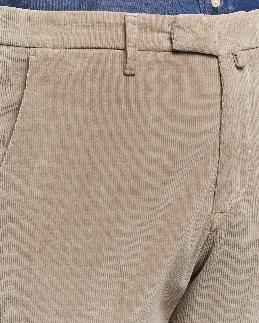 Herr | Byxor | Briglia 1949 | Slim Fit Corduroy Trousers Beige