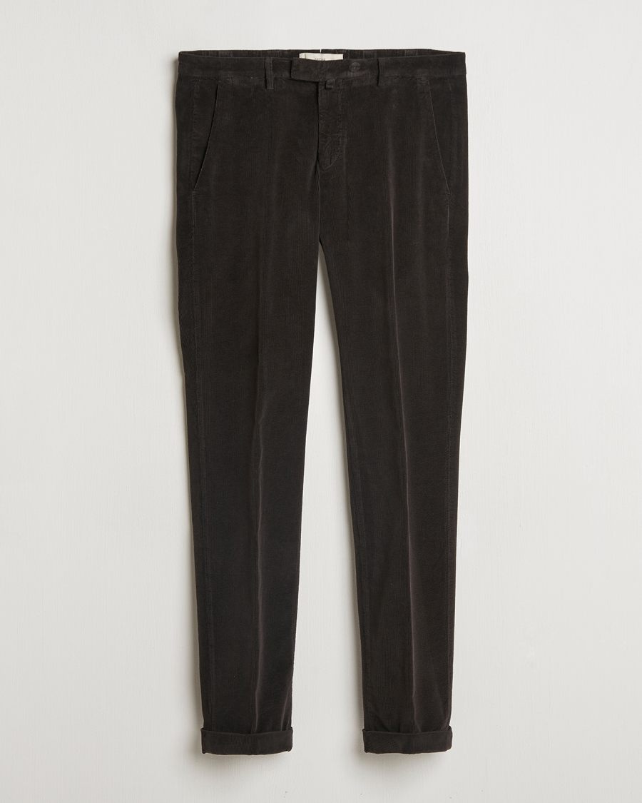 Herr | Byxor | Briglia 1949 | Slim Fit Corduroy Trousers Dark Brown