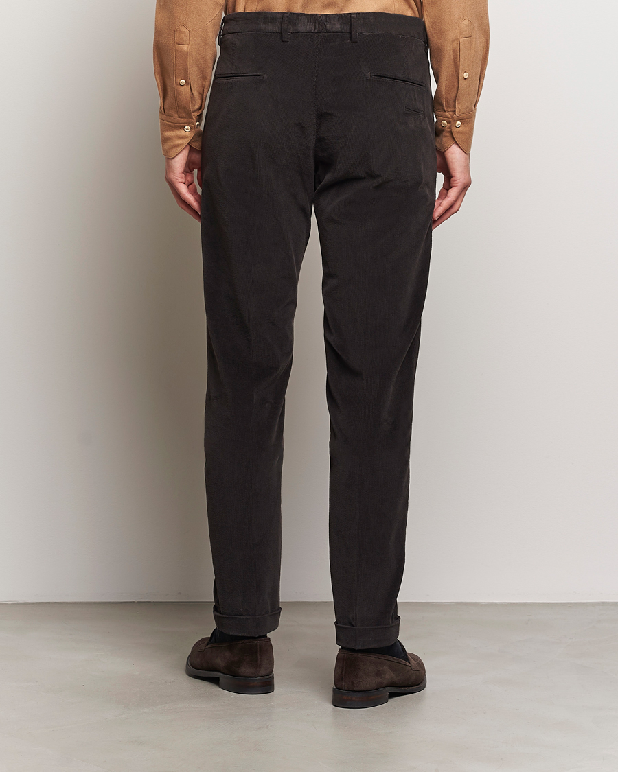 Herr | Byxor | Briglia 1949 | Slim Fit Corduroy Trousers Dark Brown
