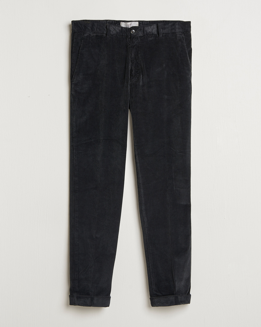 Herr | Byxor | Briglia 1949 | Easy Fit Corduroy Trousers Black
