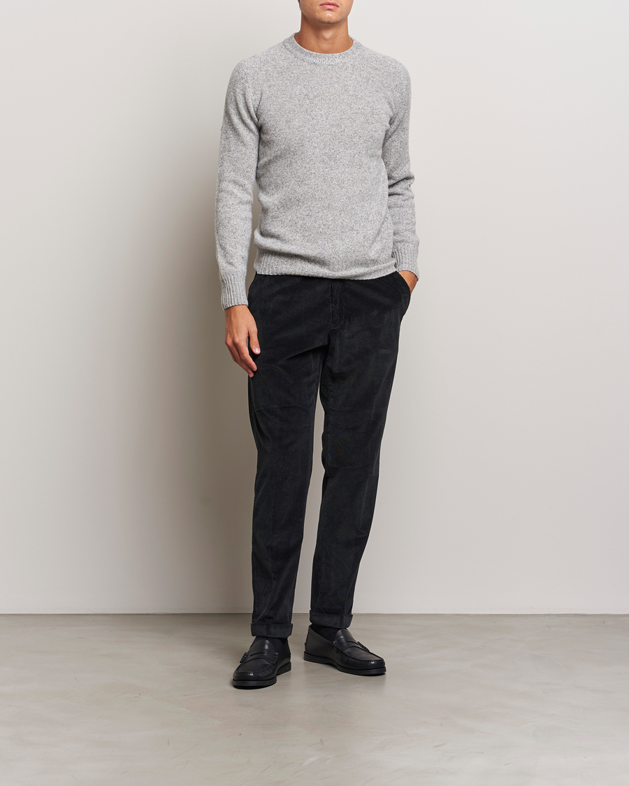 Herr | Byxor | Briglia 1949 | Easy Fit Corduroy Trousers Black