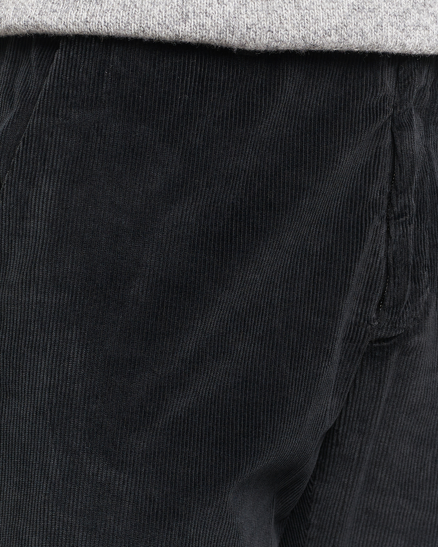 Herr | Byxor | Briglia 1949 | Easy Fit Corduroy Trousers Black