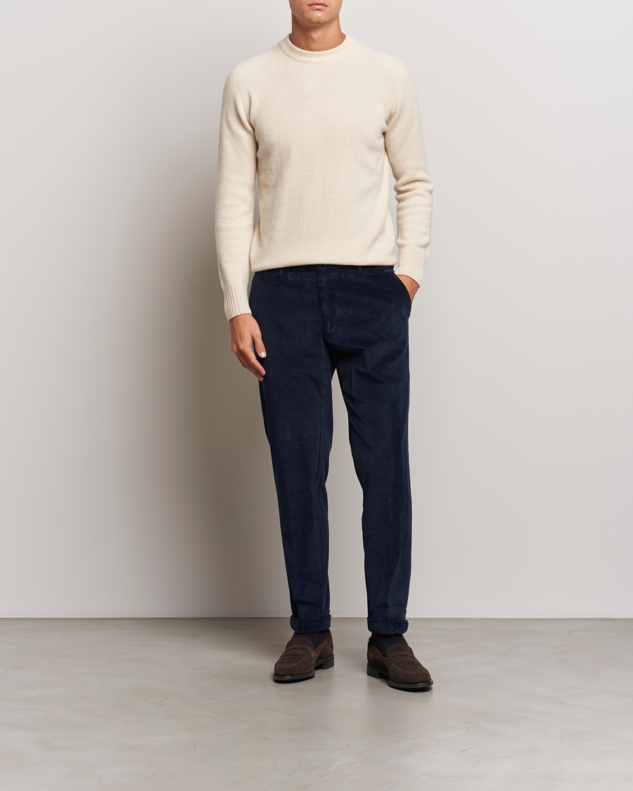 Herr | Byxor | Briglia 1949 | Easy Fit Corduroy Trousers Navy