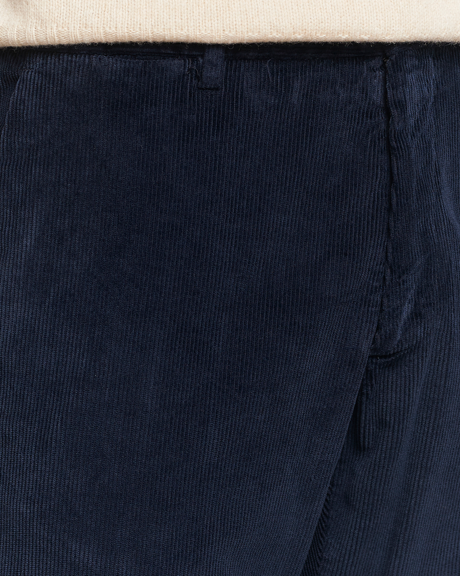 Herr | Byxor | Briglia 1949 | Easy Fit Corduroy Trousers Navy