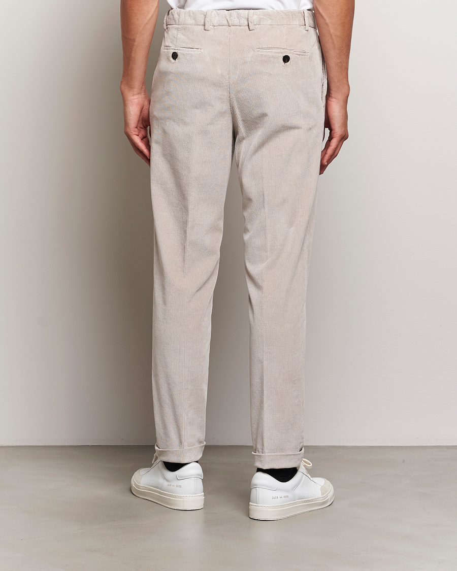 Herr | Byxor | Briglia 1949 | Easy Fit Corduroy Trousers Beige