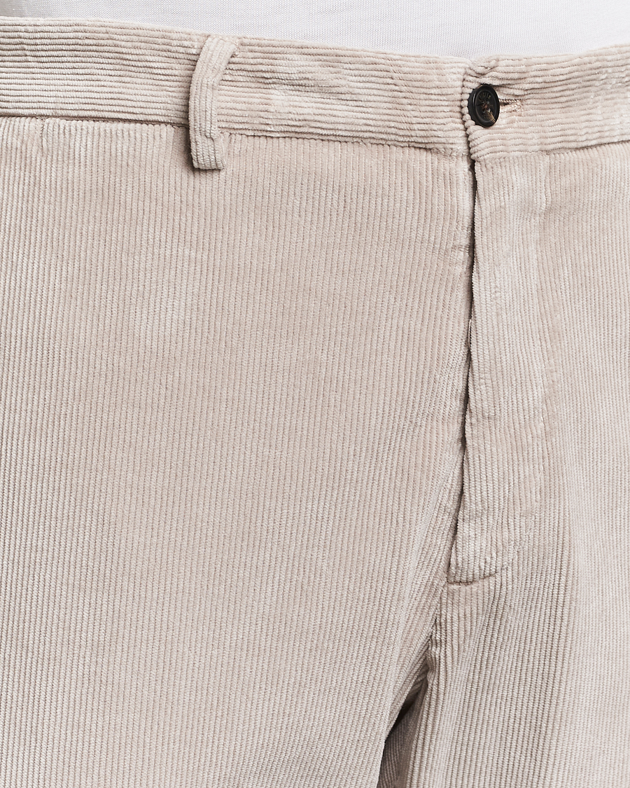 Herr | Byxor | Briglia 1949 | Easy Fit Corduroy Trousers Beige