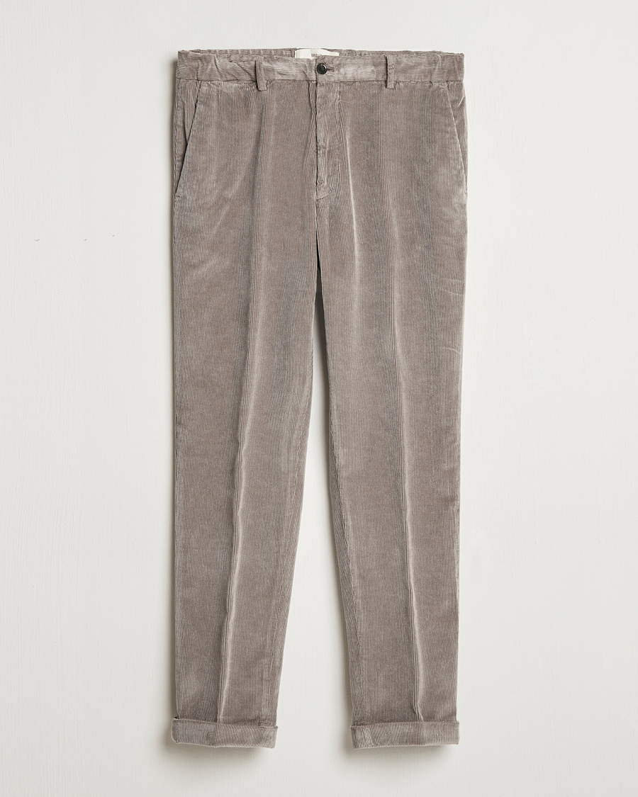 Herr | Byxor | Briglia 1949 | Easy Fit Corduroy Trousers Taupe