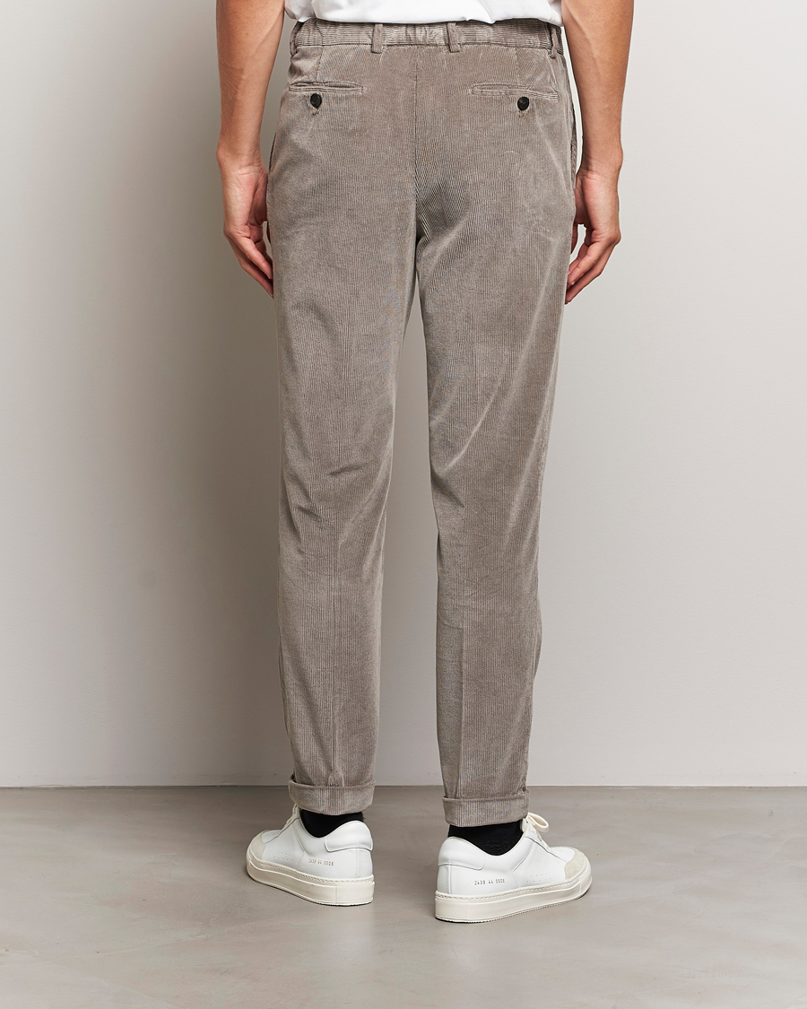 Herr | Byxor | Briglia 1949 | Easy Fit Corduroy Trousers Taupe