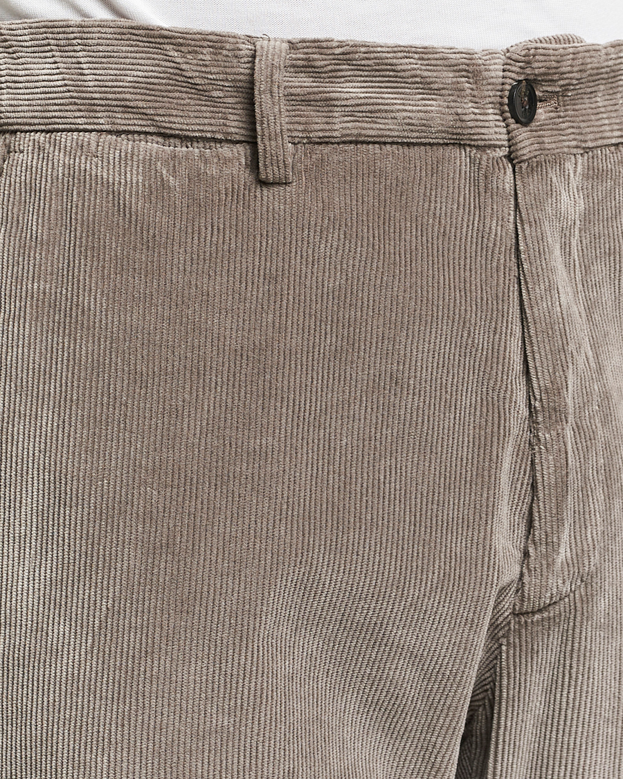 Herr | Byxor | Briglia 1949 | Easy Fit Corduroy Trousers Taupe