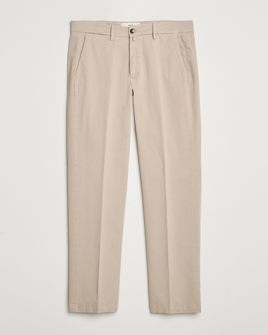 Herr | Byxor | Briglia 1949 | Soho Tailored Easy Fit Chino Beige