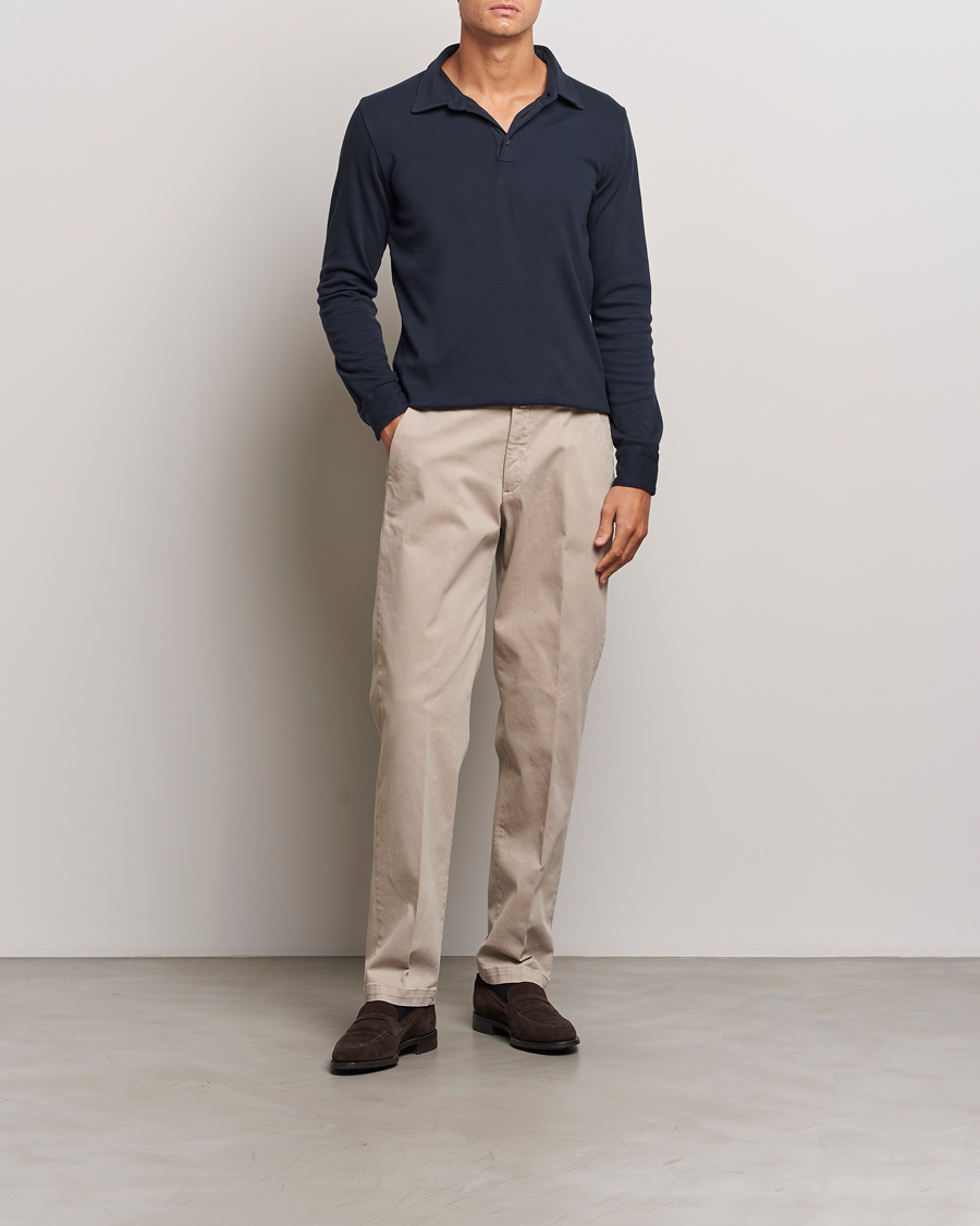 Herr | Byxor | Briglia 1949 | Soho Tailored Easy Fit Chino Beige