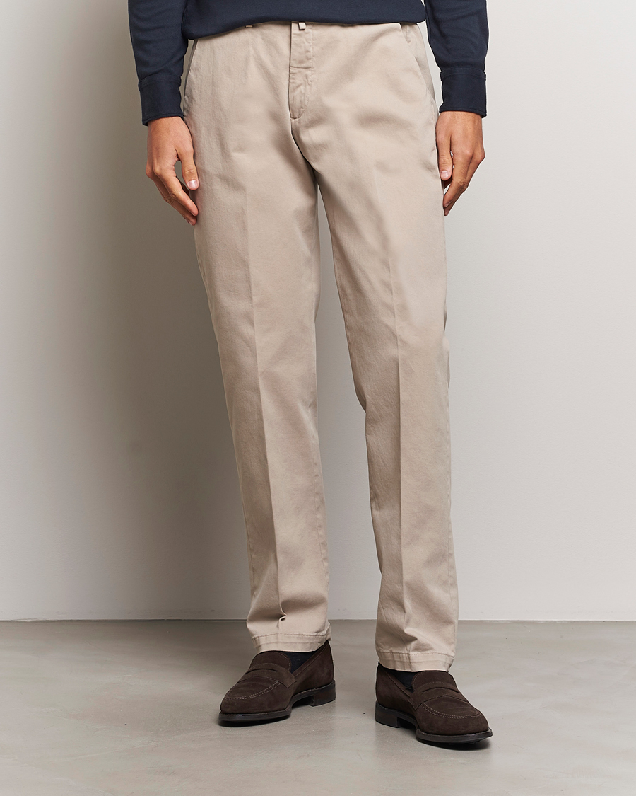 Herr | Byxor | Briglia 1949 | Soho Tailored Easy Fit Chino Beige