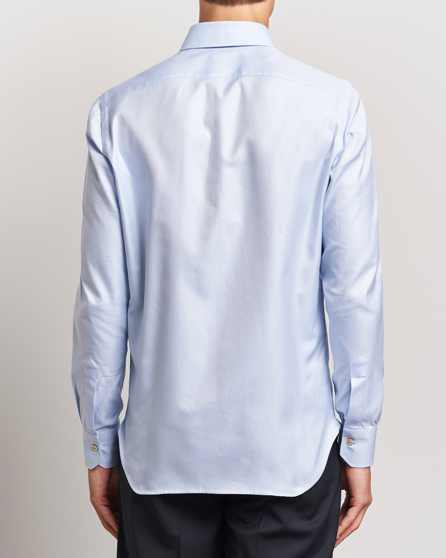 Herr | Skjortor | Kiton | Slim Fit Button Down Oxford Shirt Light Blue
