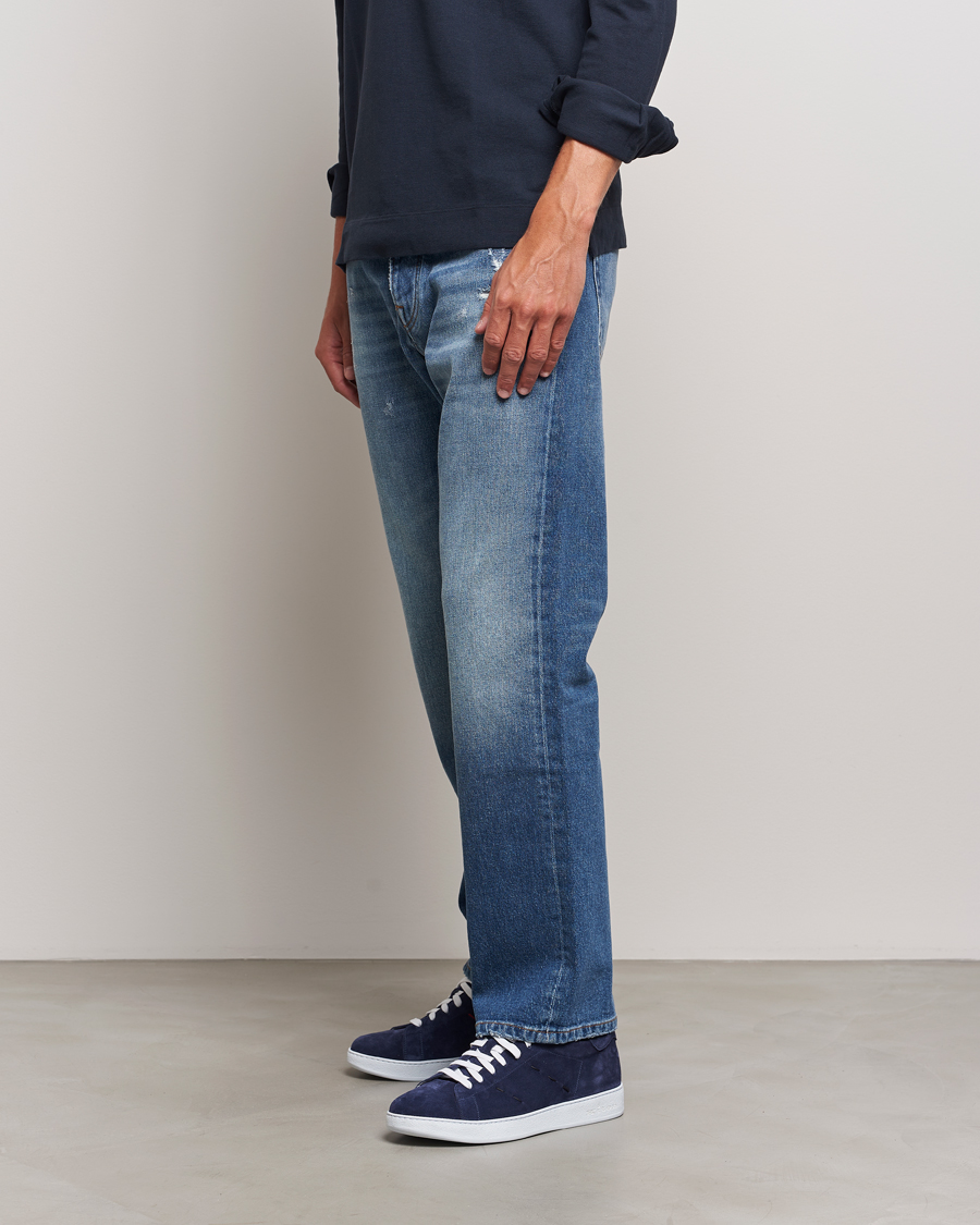 Herr | Kiton Plain Sneakers Navy Suede | Kiton | Plain Sneakers Navy Suede
