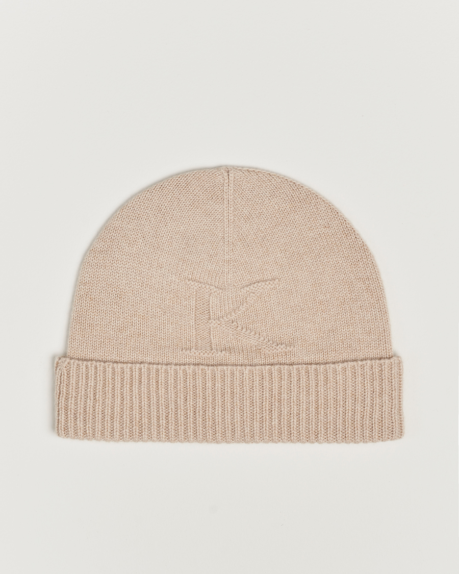 Herr | Kiton Cashmere Beanie Beige | Kiton | Cashmere Beanie Beige
