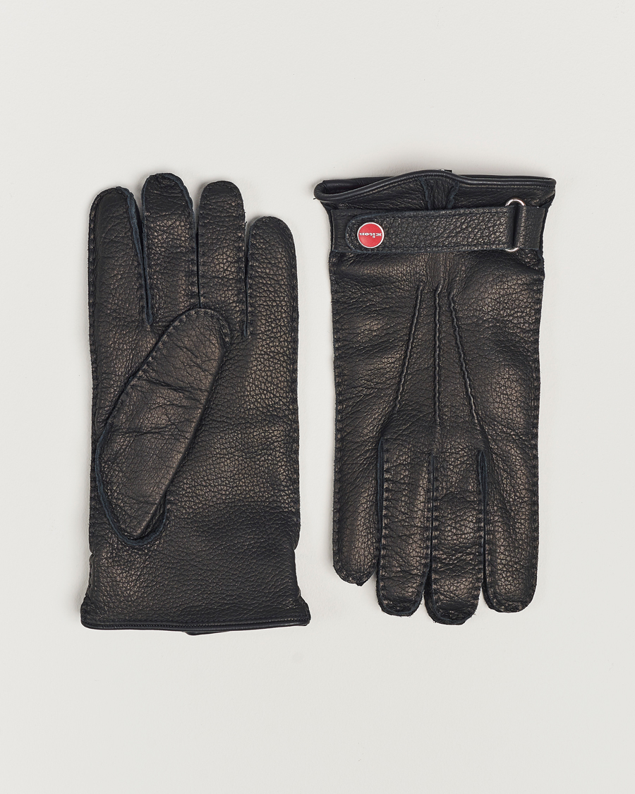 Herr | Kiton Grain Leather Gloves Black | Kiton | Grain Leather Gloves Black