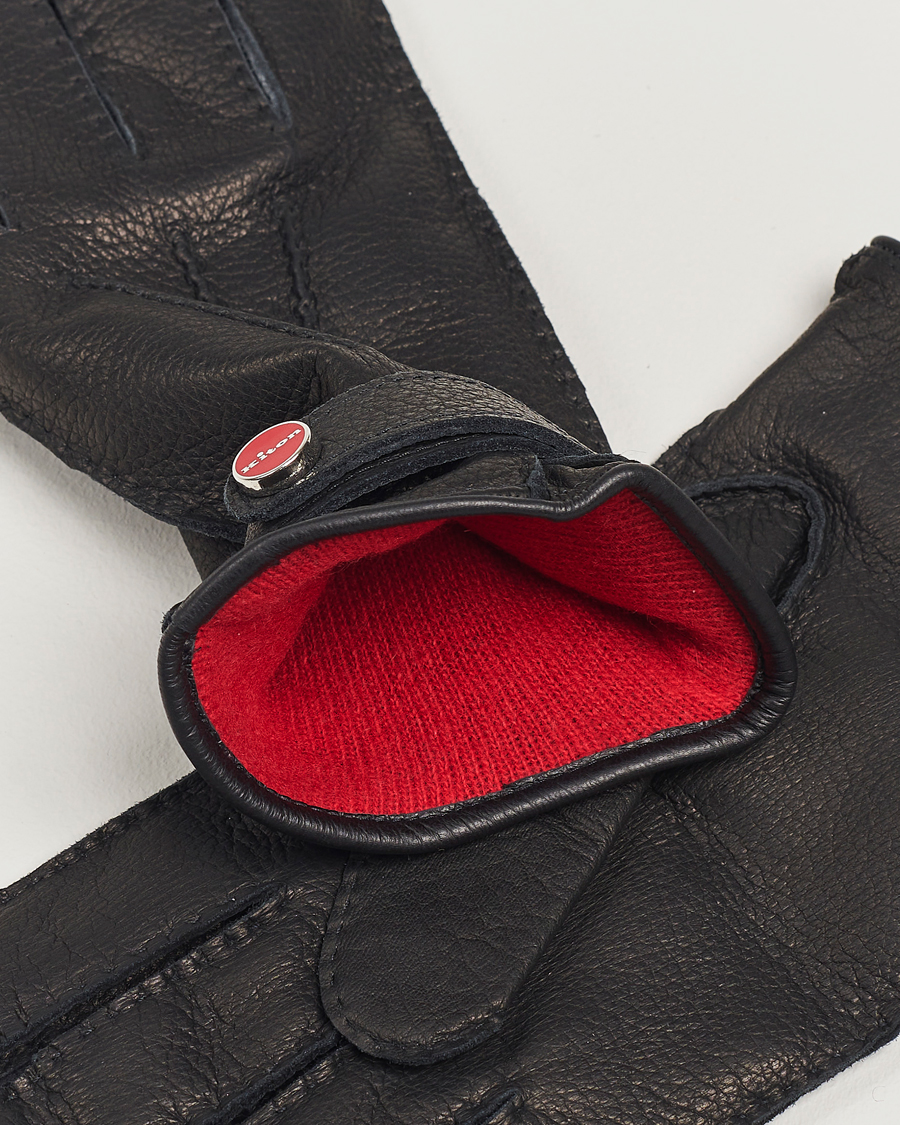 Herr | Kiton Grain Leather Gloves Black | Kiton | Grain Leather Gloves Black