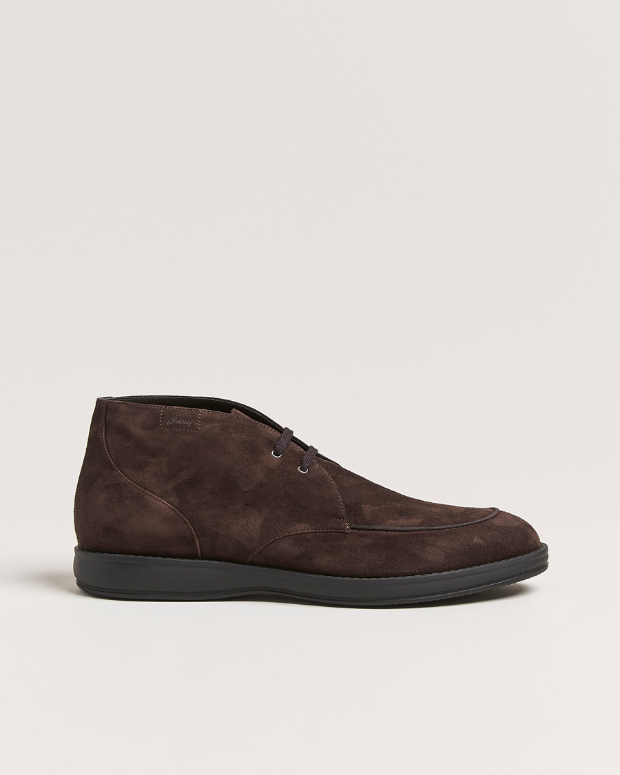 Herr | Brioni Journey Desert Boots Dark Brown Suede | Brioni | Journey Desert Boots Dark Brown Suede